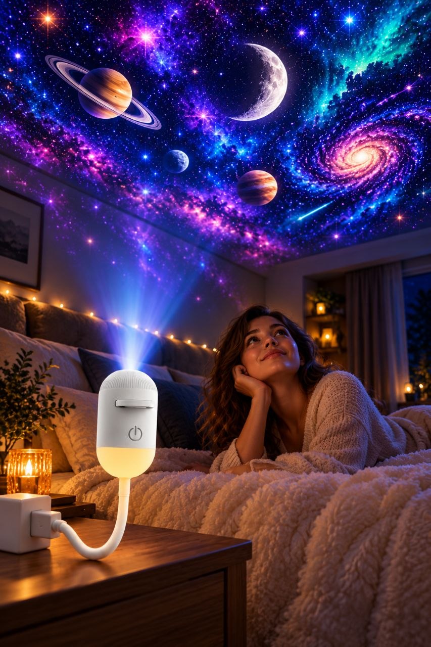מקרן גלקסיה Galaxy Projector – תמונה 8