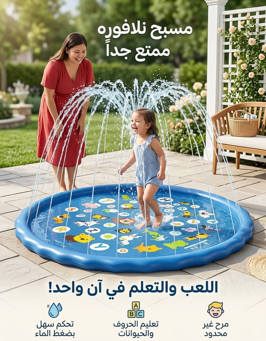 בריכת מזרקה לילדים
