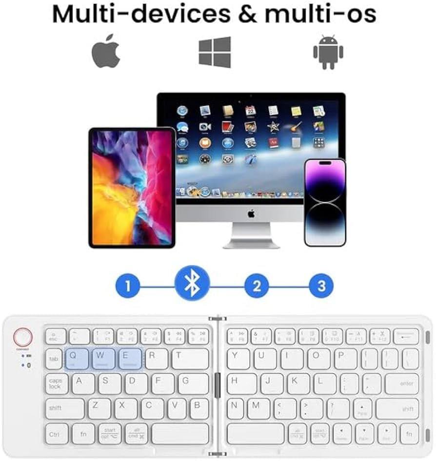 מקלדת מתקפלת קומפקטית
